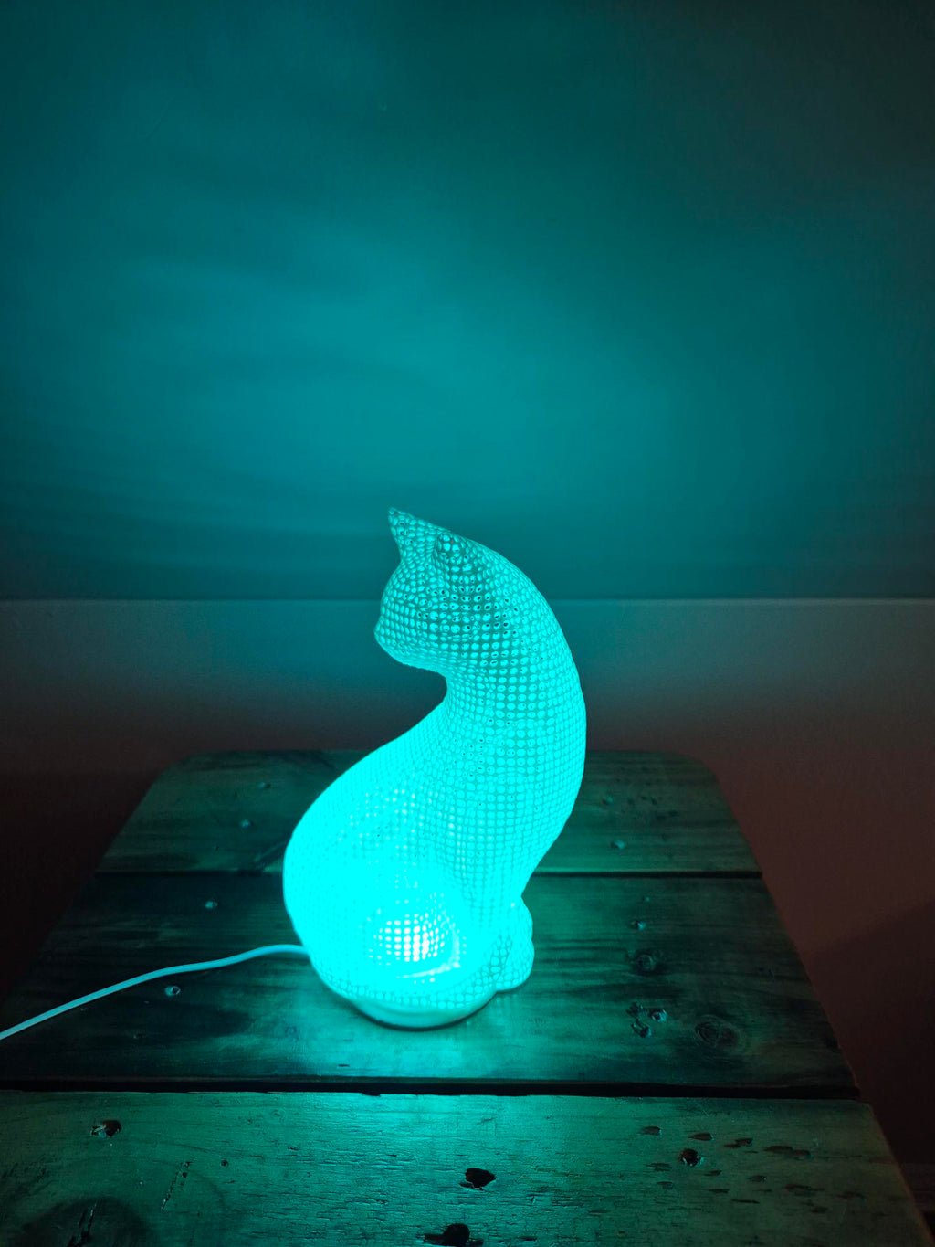 3D Printed Cat Lamp