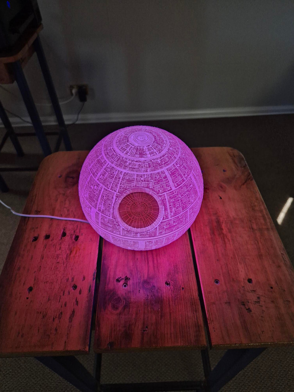 3D Printed Death Star Lamp