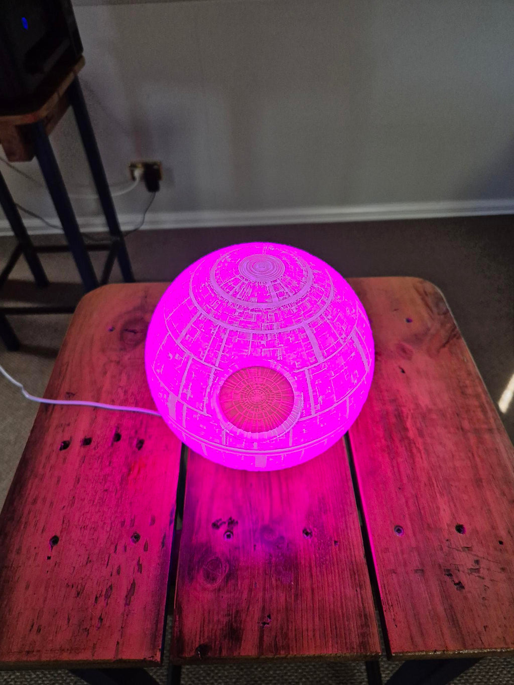 3D Printed Death Star Lamp