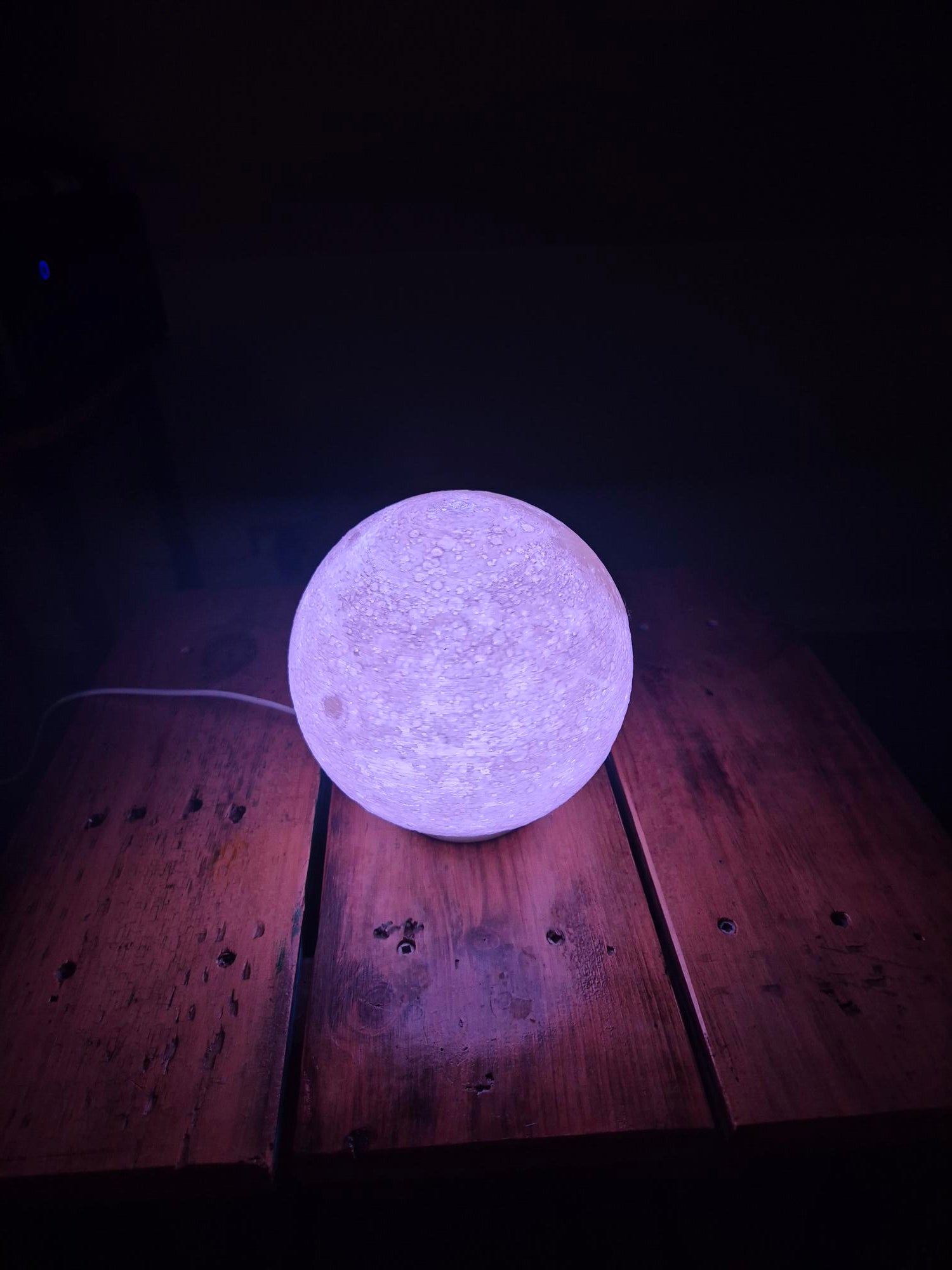 3D Printed Moon Lamp
