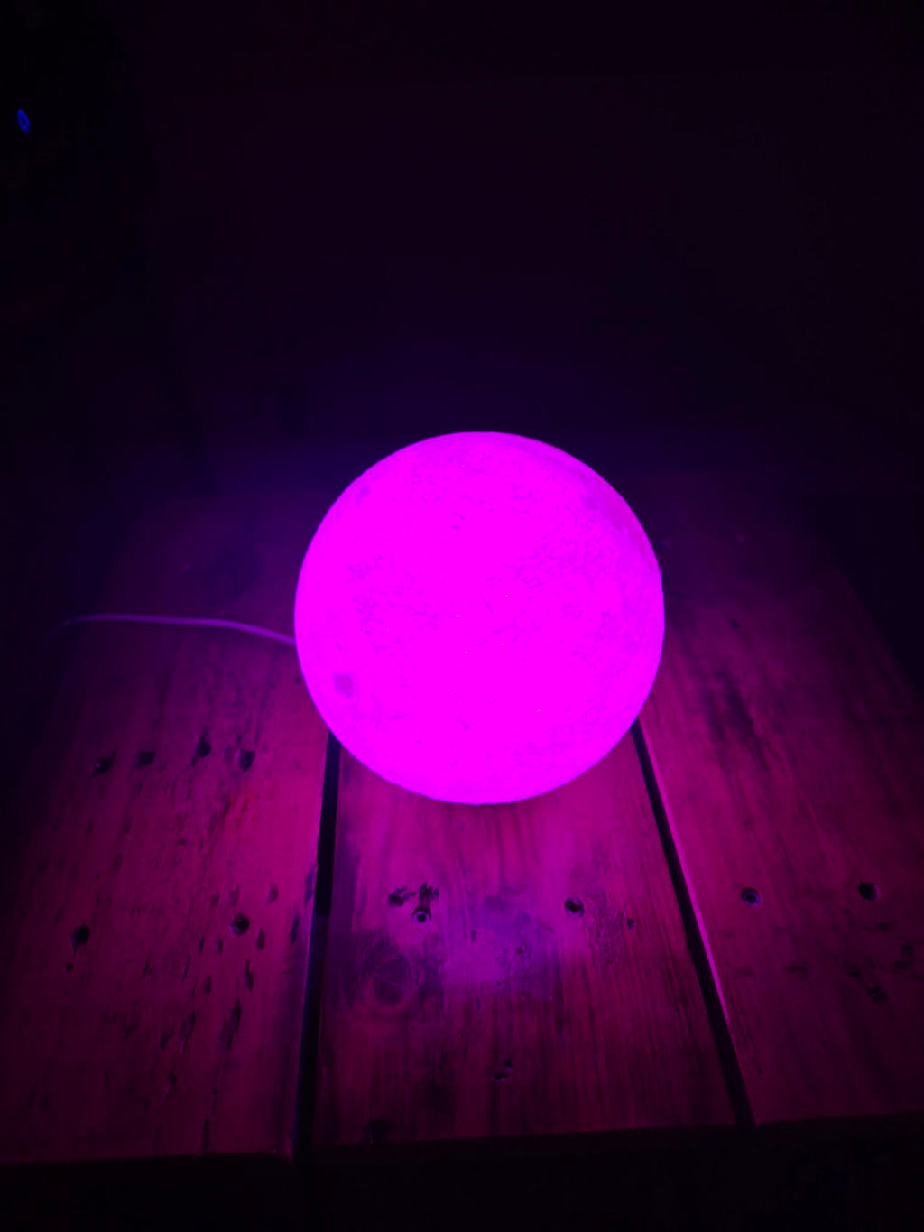 3D Printed Moon Lamp