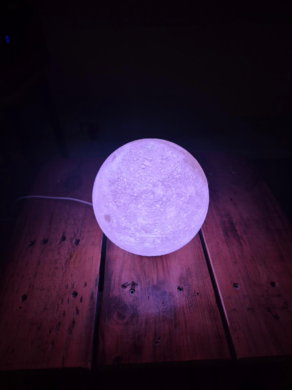 3D Printed Moon Lamp