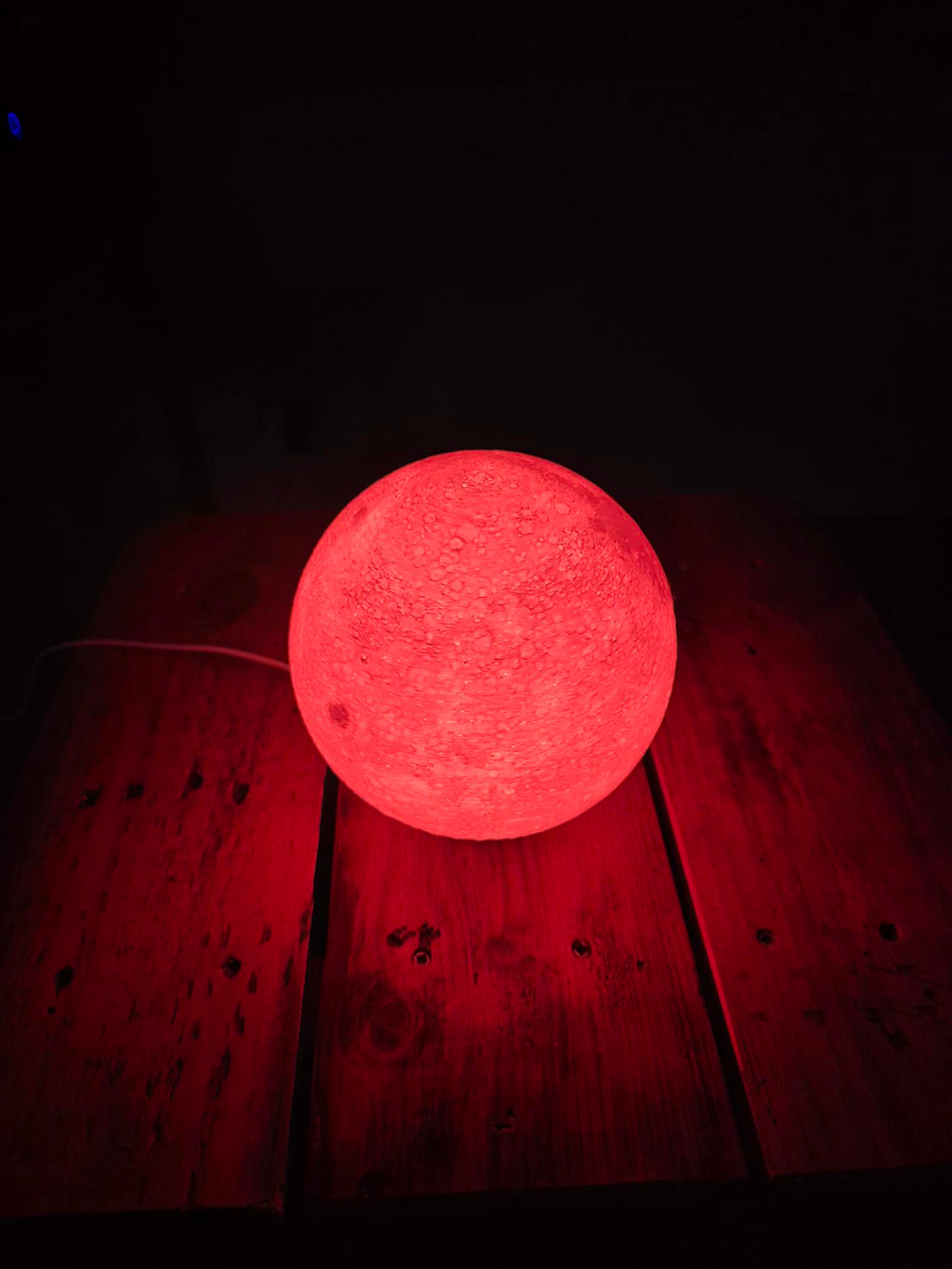 3D Printed Moon Lamp