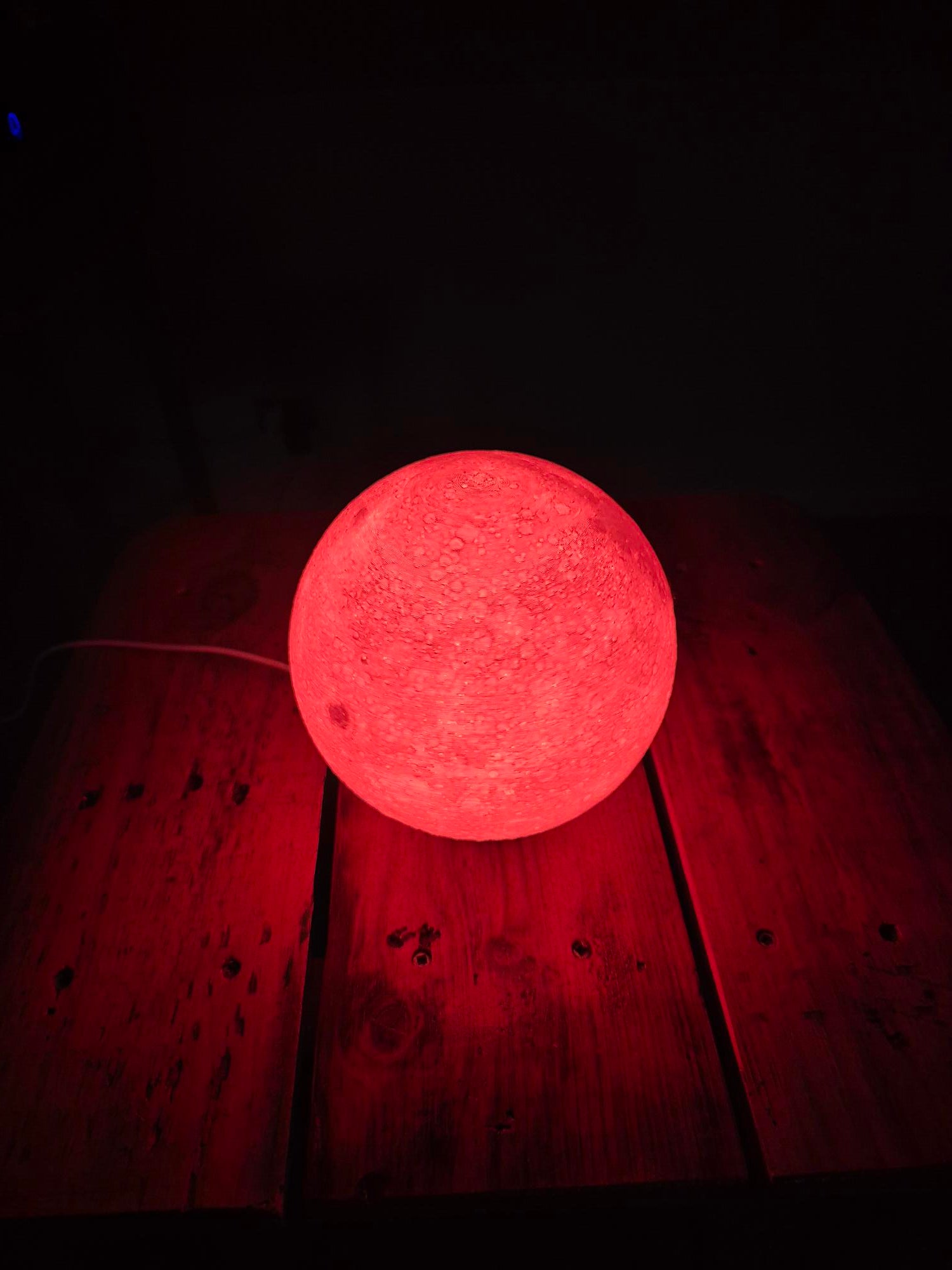 3D Printed Moon Lamp
