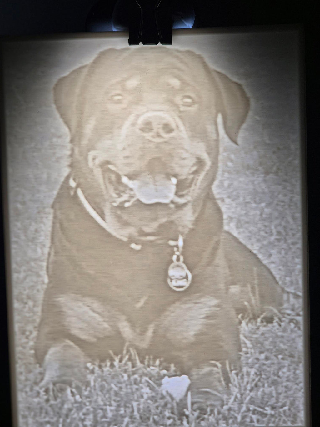 Custom Made Lithophane Picture Frame you supply the Image we created the Memory