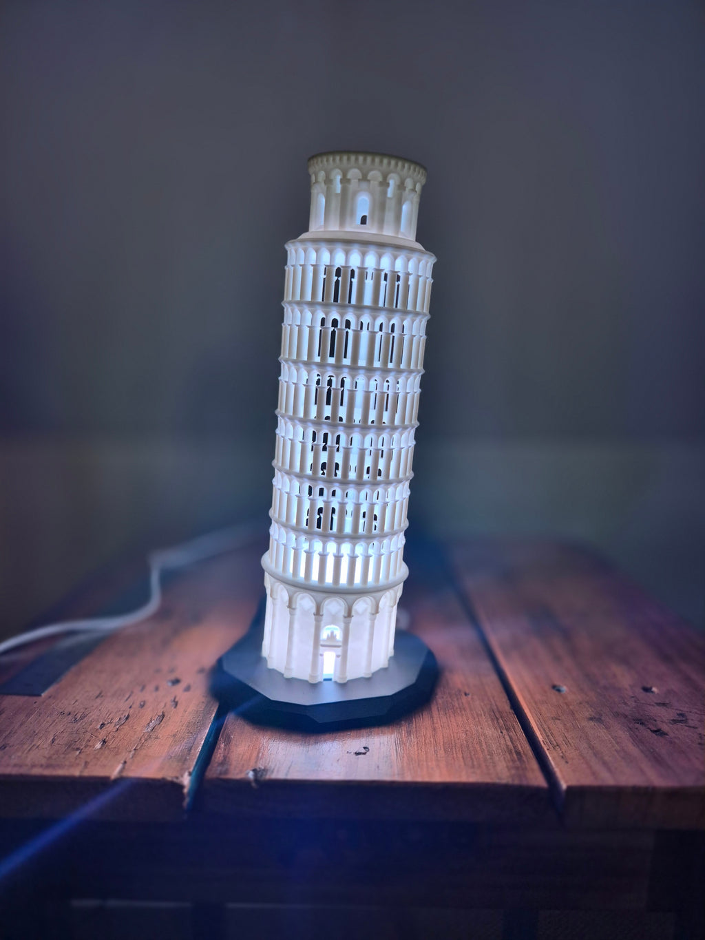 3D Printed Leaning Tower of Pisa.
