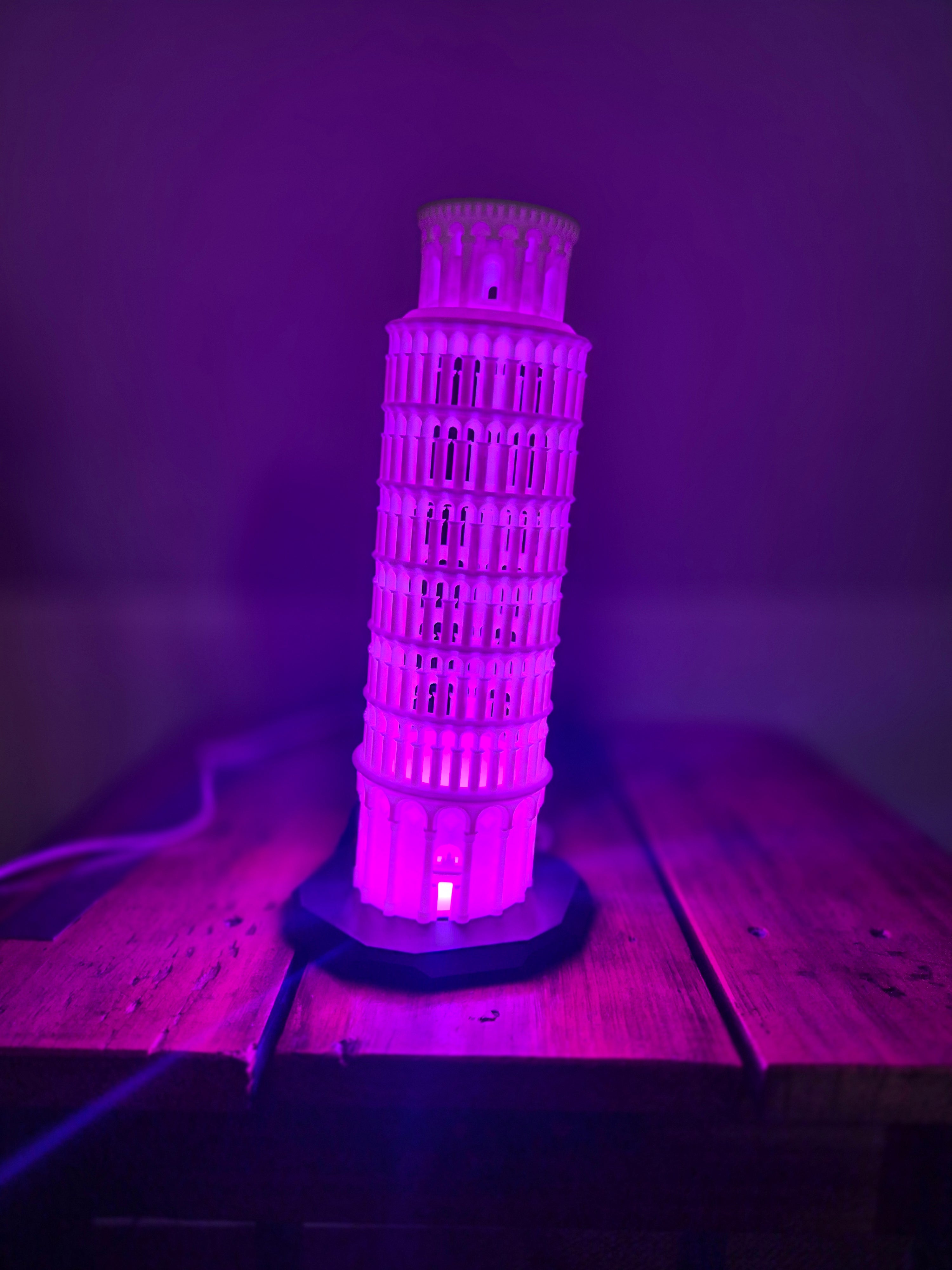 3D Printed Leaning Tower of Pisa.