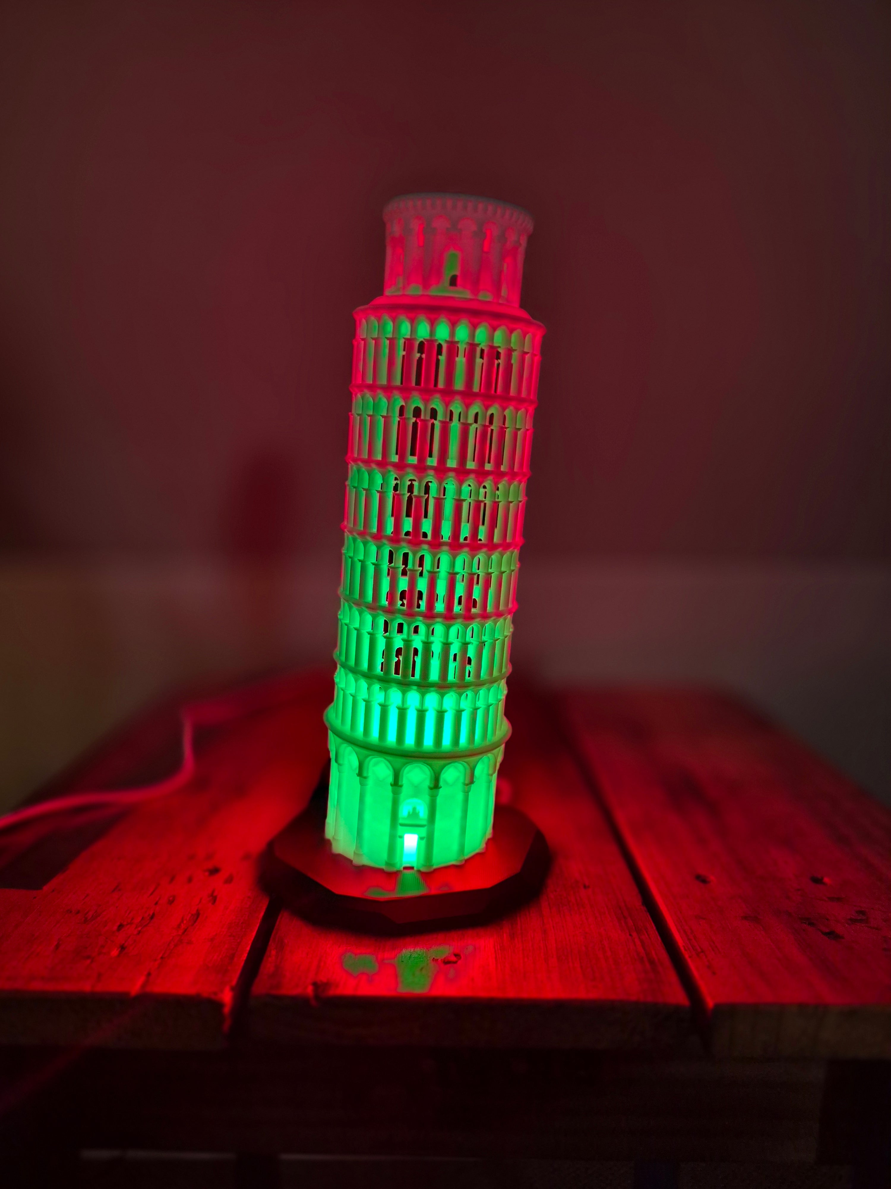 3D Printed Leaning Tower of Pisa.